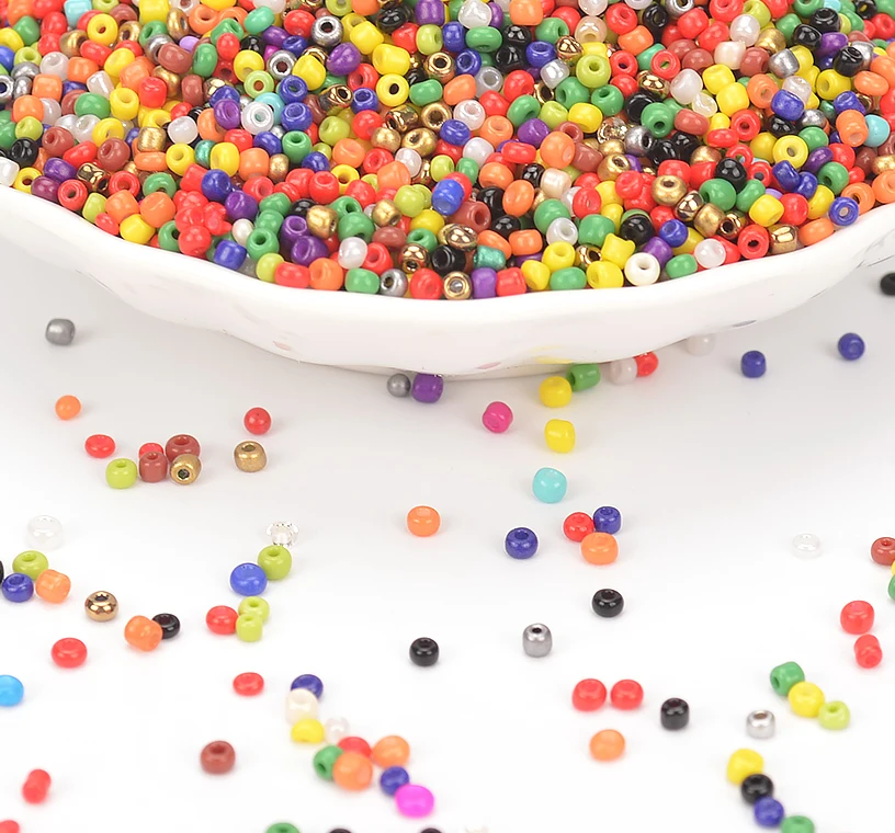 бусины 2 мм 3 4 ммШарм бисер из чешского стекла для изготовления украшений своими