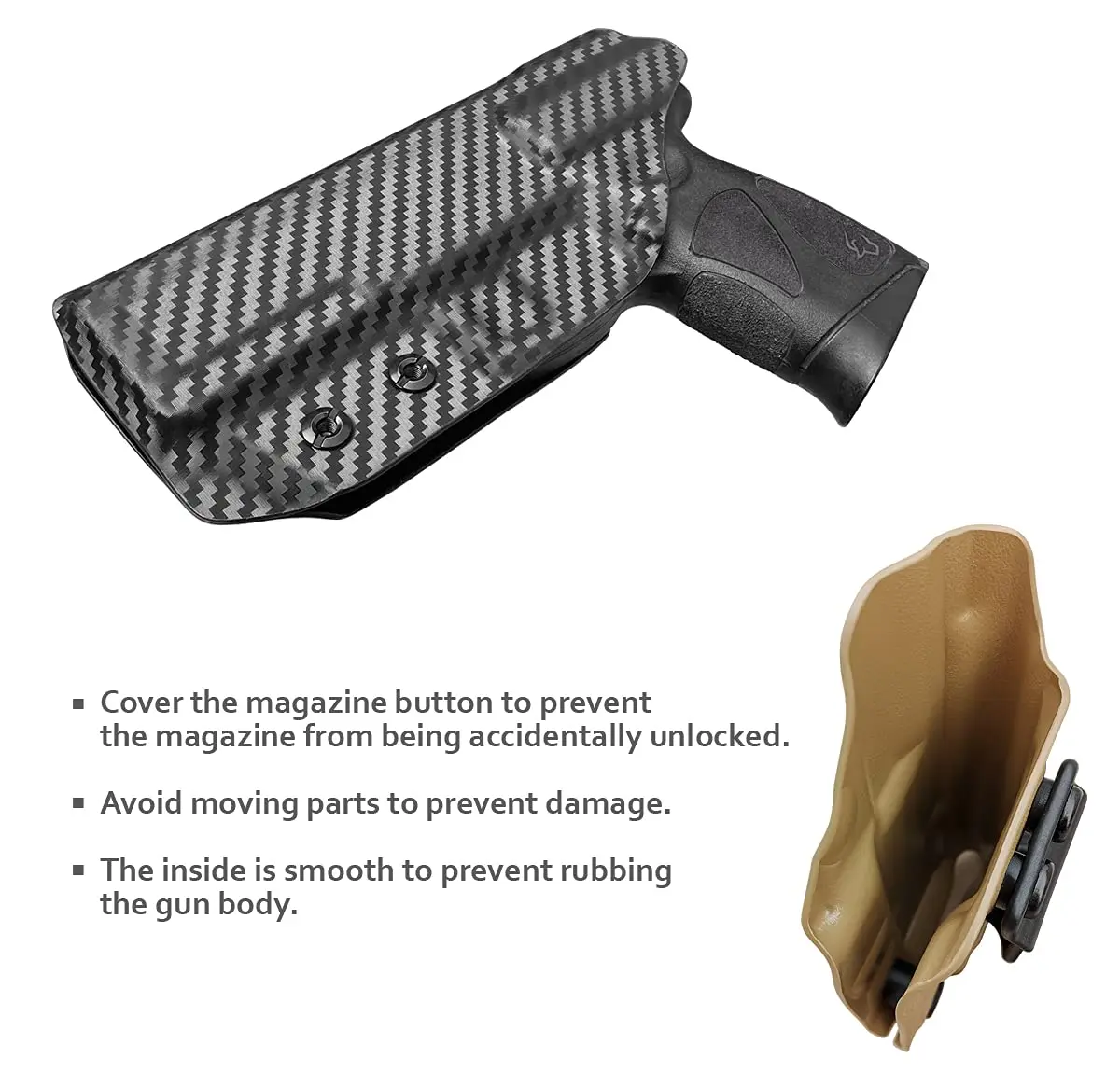 Кобура POLE.CRAFT Taurus G3 кобура из углеродного волокна для Kydex IWB подходит под заказ: 9