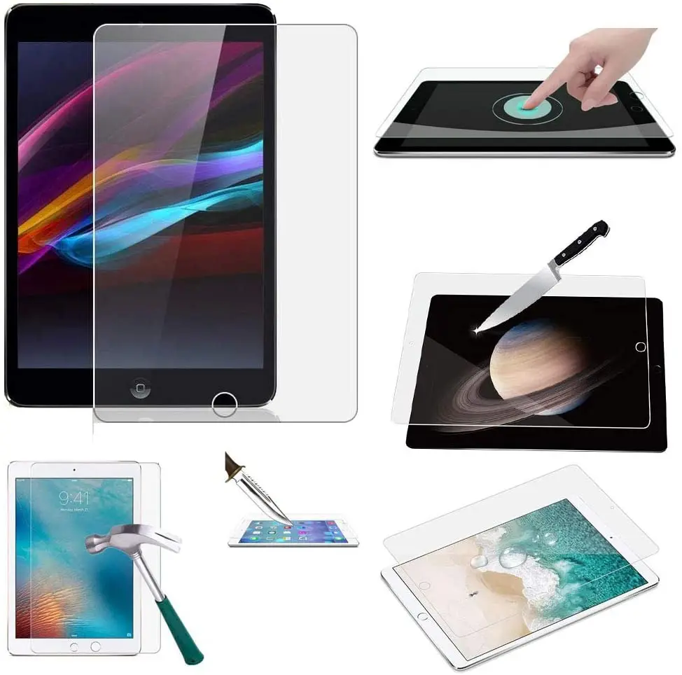 2 шт. закаленное стекло для iPad Air 1 / Air2 9 7 дюймов планшет 9H полная Защита экрана |