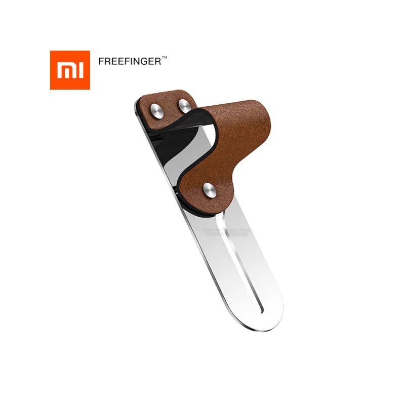 Xiaomi палец кольцо держатель кожа + нержавеющая сталь мобильный Зажим для телефона