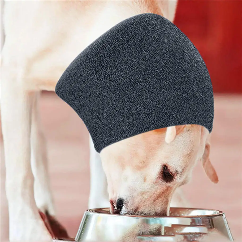 

2Pcs Dog Ear Wrap Dog Costume Winter Snood Headband for Noise Protection