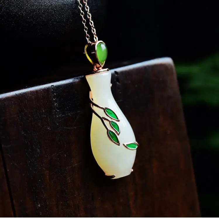 Новинка серебро розовое золото инкрустированная натуральная белая халцедон