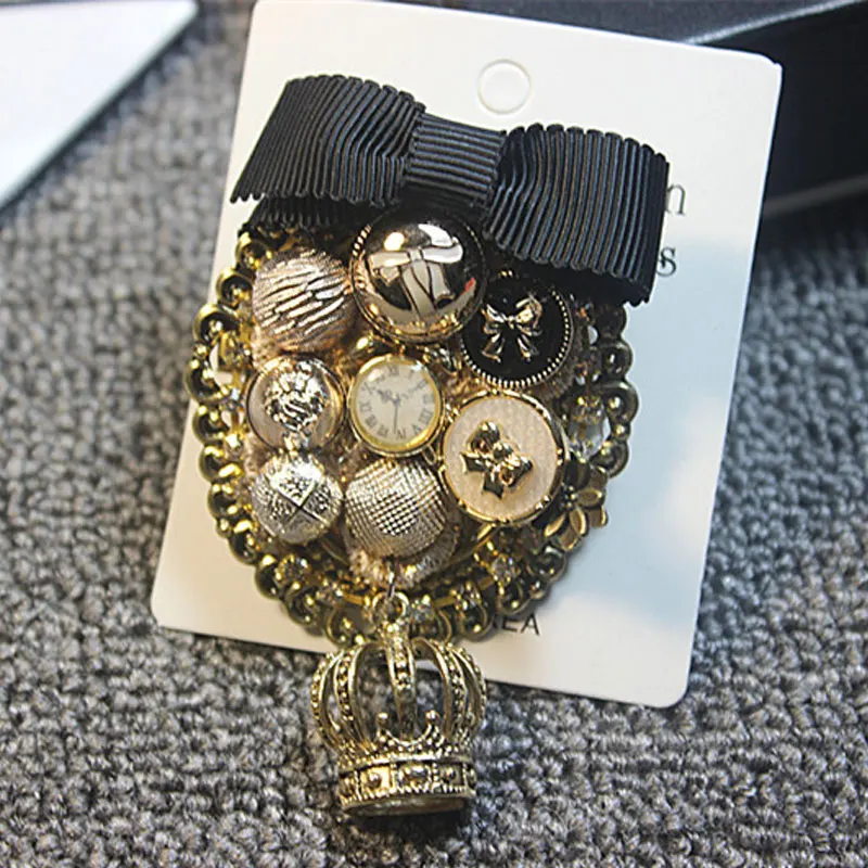 

Retro Luxury Pearl Vintage Famous Brand Designer Jewelry Brooch Pins Broach For Women Sweater Dress