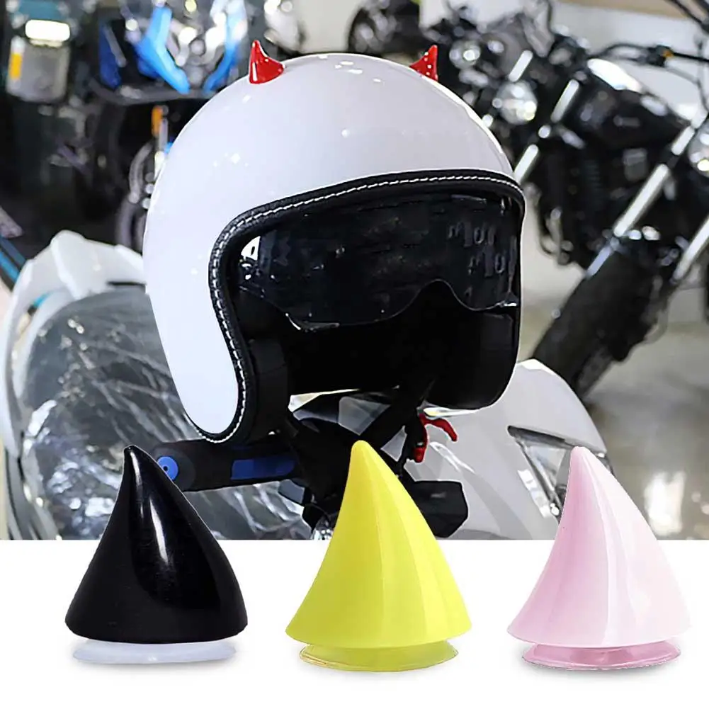 

4 Color Motorcycle Helmet Corner Plastic Rubber Horn Decoration Accessories Soft Horn Decoration Headwear Silicone Horn