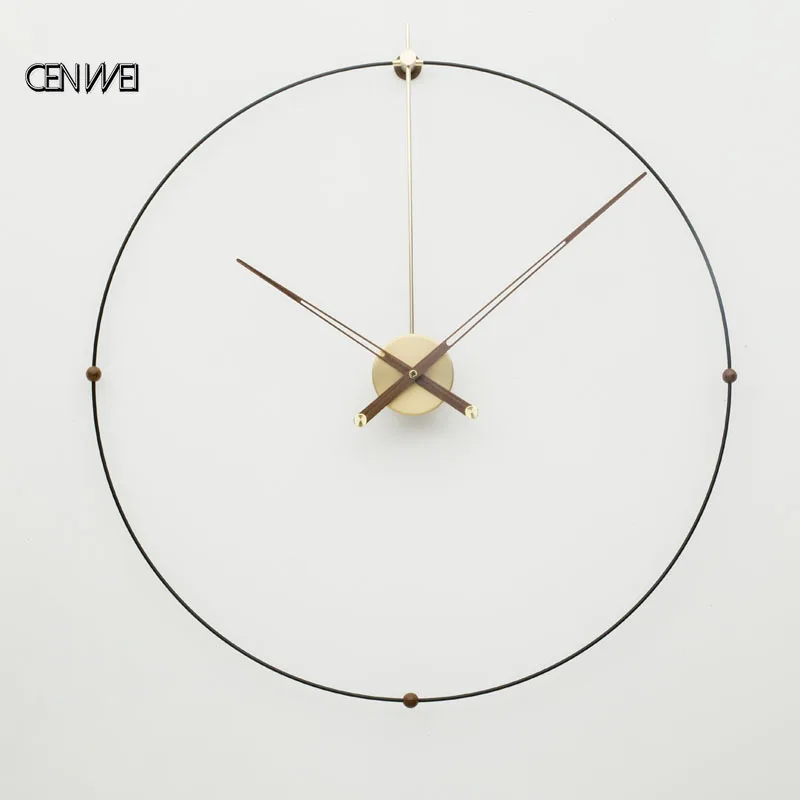 

Simple Design Super Large Metal Wall Clock Modern Design European Iron Art 3D Decorative Hanging Clocks Wall Watch Home Decor