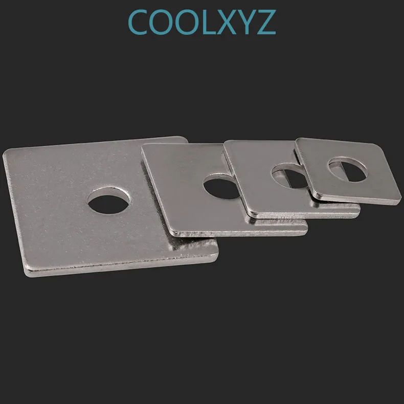 Белая оцинкованная Квадратная Шайба/квадратная прокладка M3 M16 5 шт.|Мойки| |