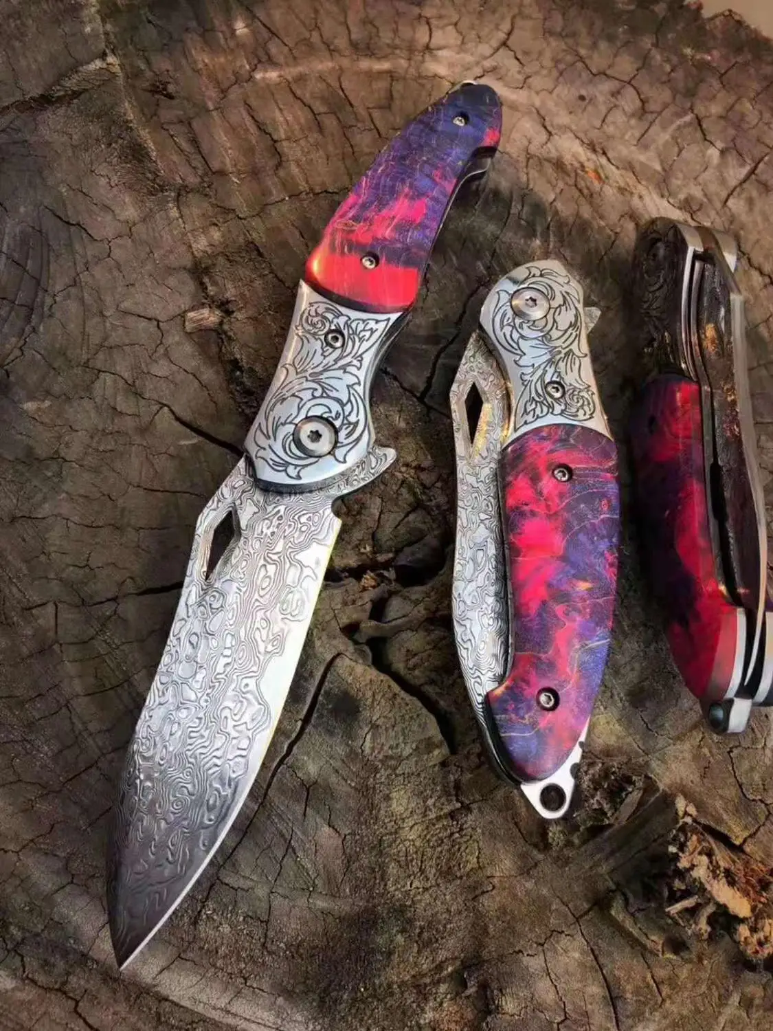 Бадди Складной нож Тактический нож для выживания охотничий кемпинг Edc высокая твердость Дамасская сталь Военный нож для выживания на открытом воздухе