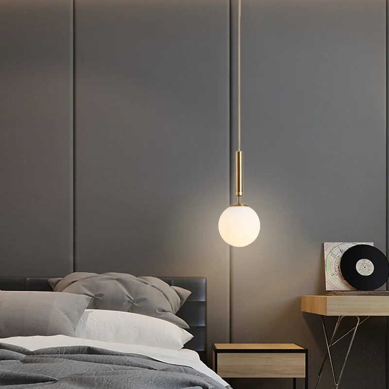 Современные подвесные светильники в скандинавском стиле из латуни и алюминия