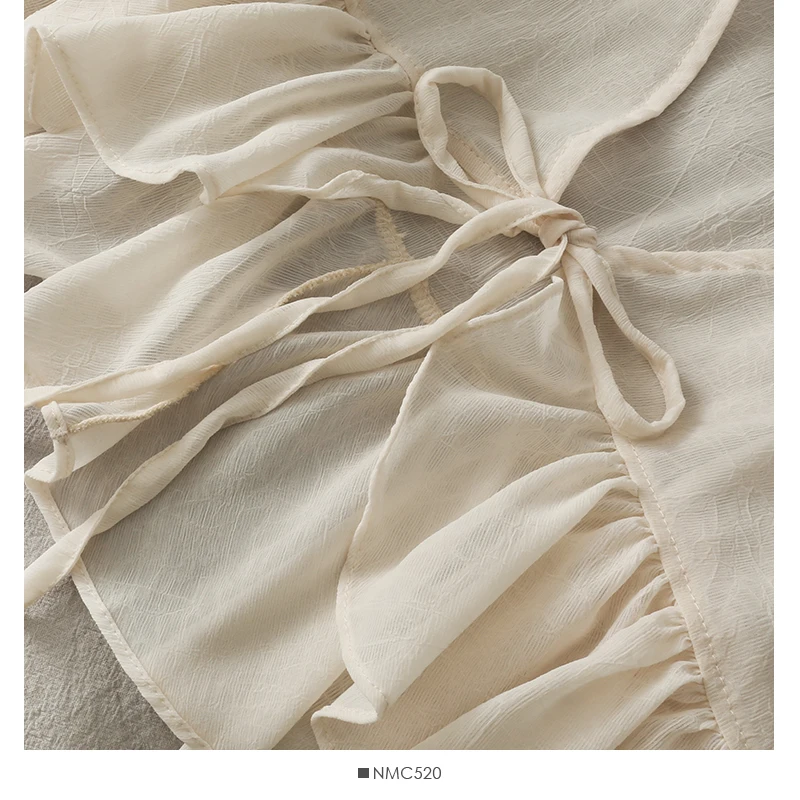 

Women Fashion Slim Long Sleeve Bandage Bodycon Chiffon Blouse Lady Sweet Casual Top Girls Elegant Daily Basic Shirt