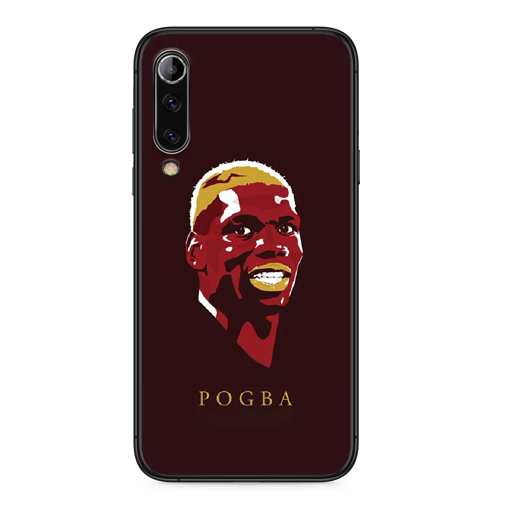 

France football Pogba 6 Phone case For Xiaomi Mi 6 8 A1 Note3 A2 9 CC9 9T A3 MIX 2 2S 3 9 Lite SE Pro black hoesjes painting