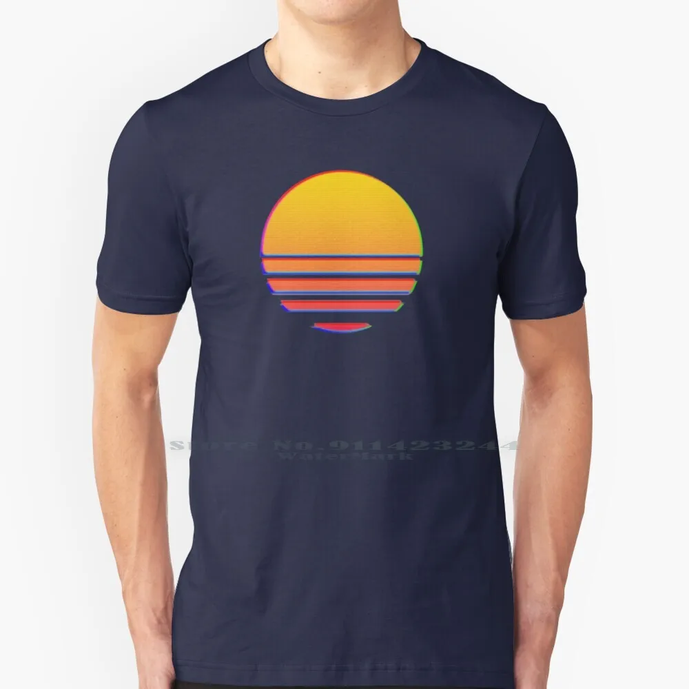 

Outrun Retro Sun T Shirt 100% Pure Cotton Outrun Aesthetic 80s Eighties Techno Kavinsky Retrowave Synthwave Vcr Vhs Darkwave