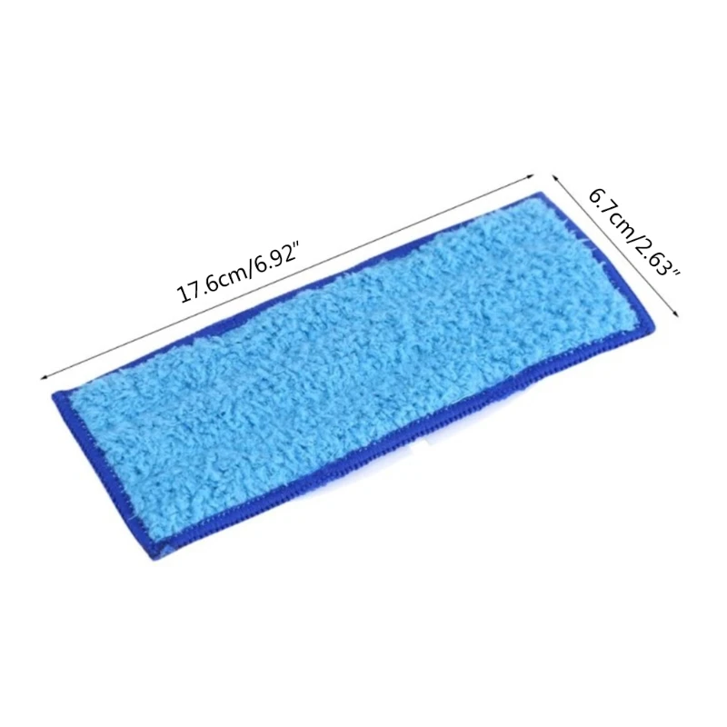 

Q1FD 6 Pcs Vacuum Cleaner Replacement Mop Compatible with Braava Sweeper Robot Wet Dry Mopping Pads Washable Cloths Vacuum