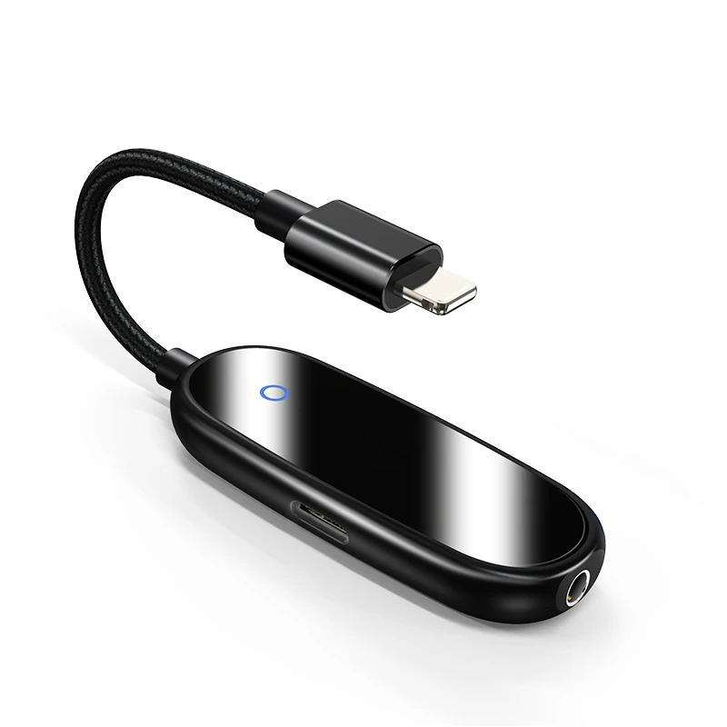 

Адаптер для iPhone с разъемом типа C 2 в 1 для iPhone XS 11 PRO MAX XR X 8 Plus, для подсветки, разъем 3,5 мм, зарядка для наушников