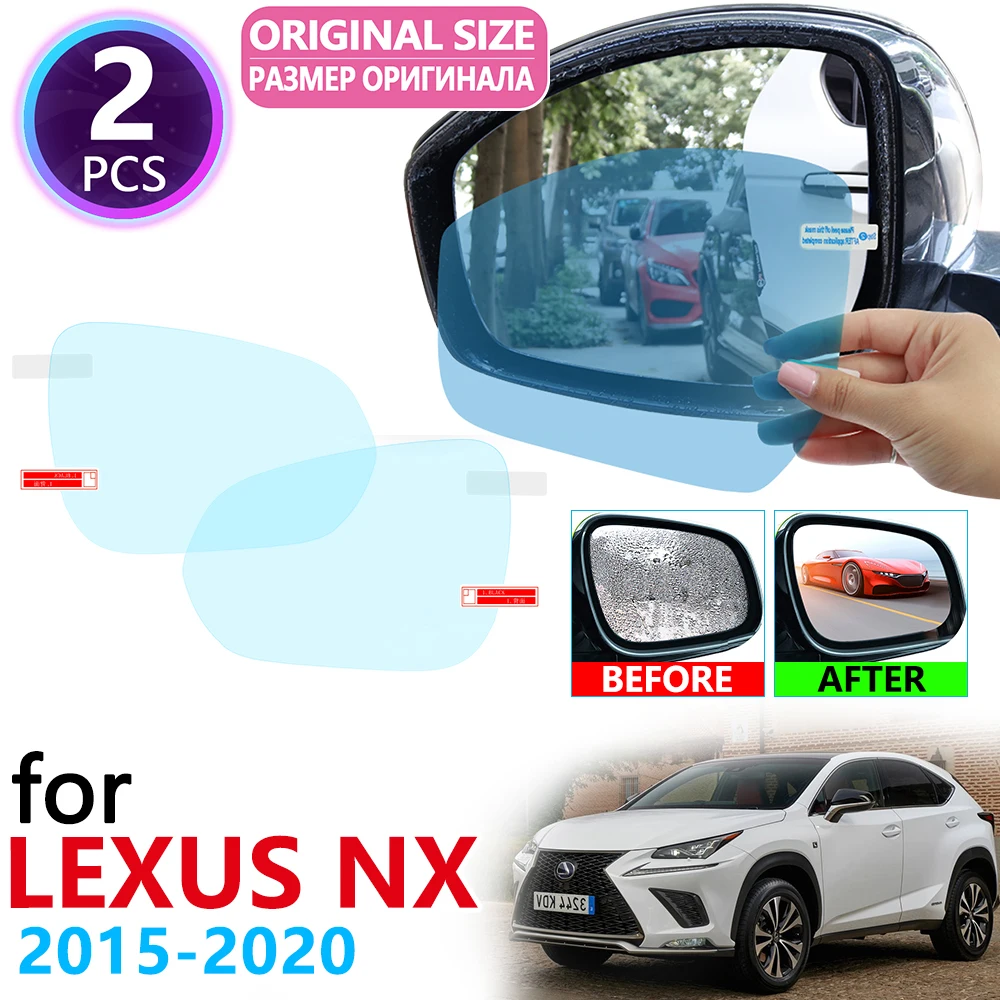 

for Lexus NX NX200t NX300h NX200 NX300 200t 300h 200 300 Full Cover Rearview Mirror Anti-Fog Rainproof Anti Fog Film Accessories