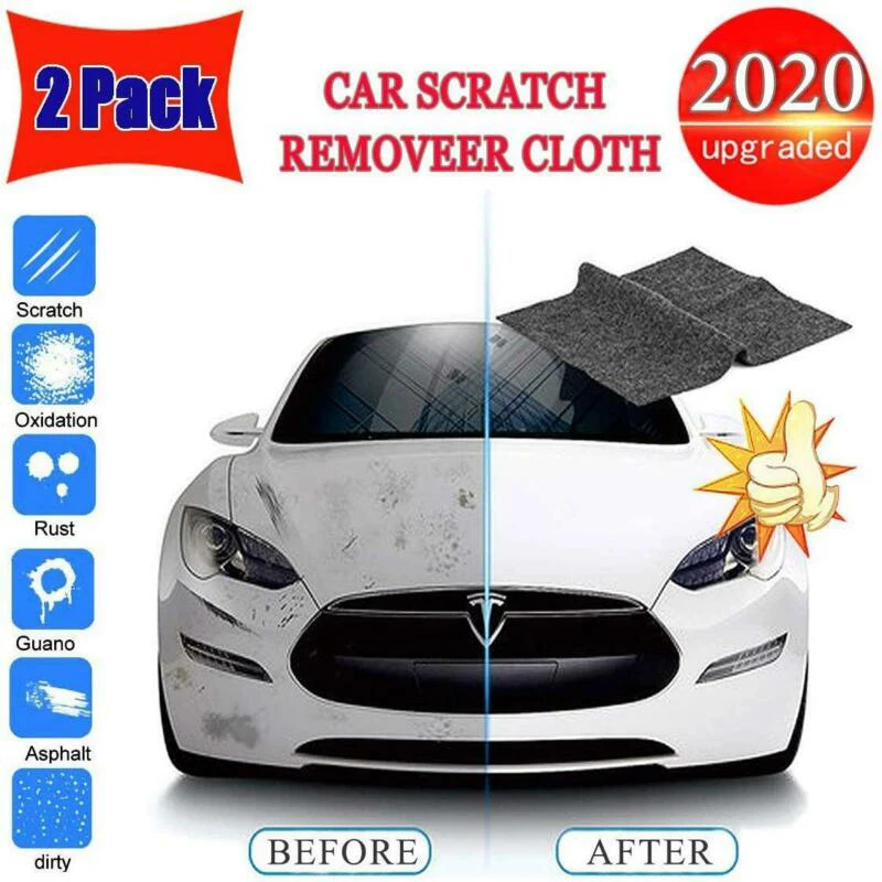

Practical Scratch Repair Cloth Repeatedly used 2pcs Surface Repair Scuffs Tasteless