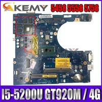 akemy brand new i5 5200u 920m4gb for dell inspiron 5458 5558 5758 laptop motherboard la b843p cn 0149m4 149m4 mainboard