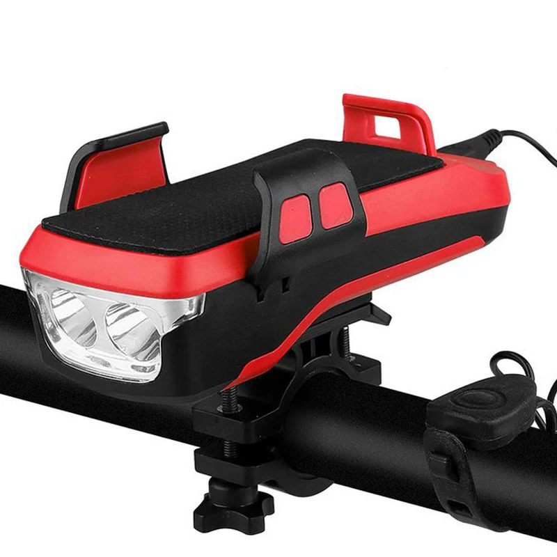 4 в 1 велосипедный держатель для велосипеда свет руль мобильный телефон стенд