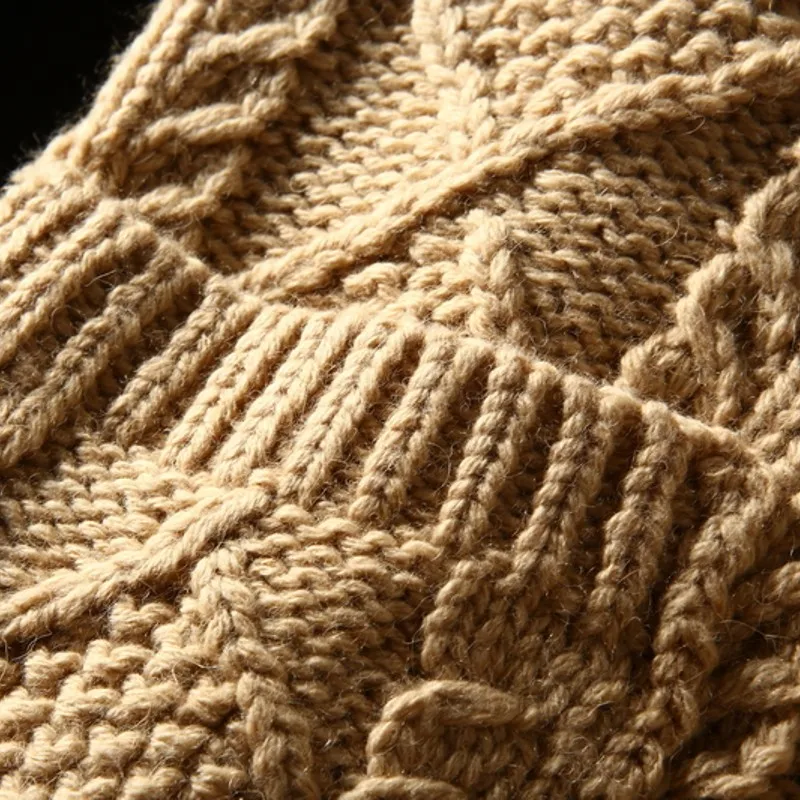 Мужской вязаный свитер с рукавом реглан однобортный модный шерстяной кардиган