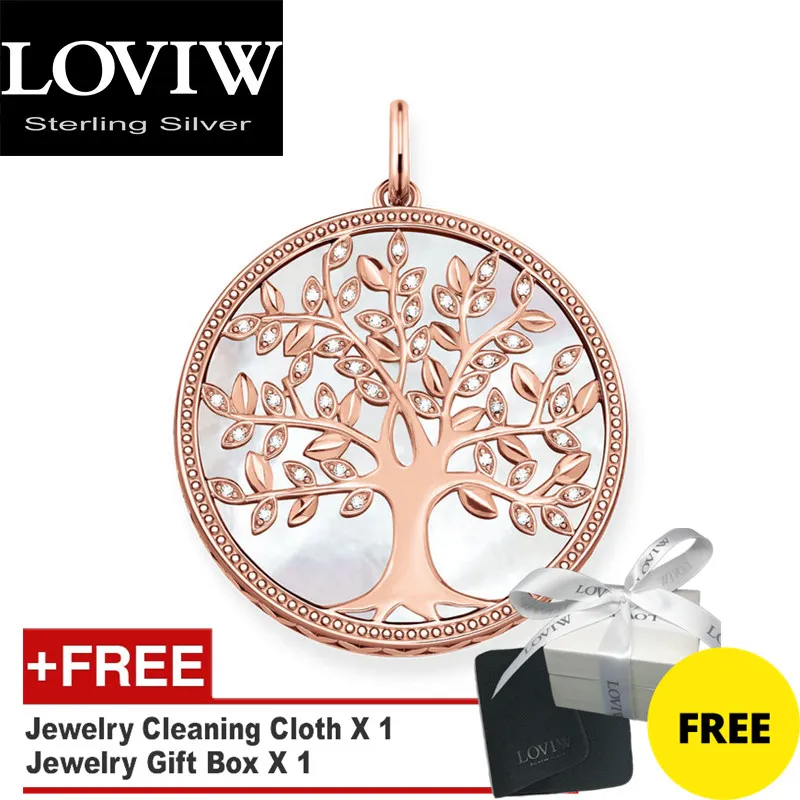 Подвески с белым деревом цвета розового золота 2020 новые ювелирные изделия