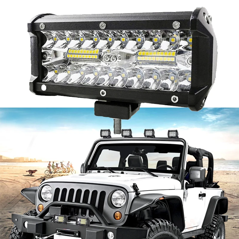 72 Вт светодиодный фонарь для внедорожника легкая светодиодсветодиодный лампа