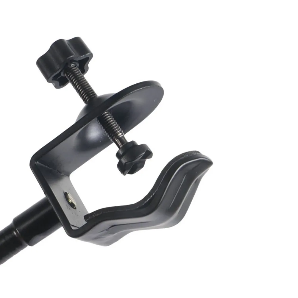 

Flexible Gooseneck Microphone Stand With Desk Clamp For Radio Broadcasting Live Mic Holder C-shaped U-shaped Clip Hose 360degree
