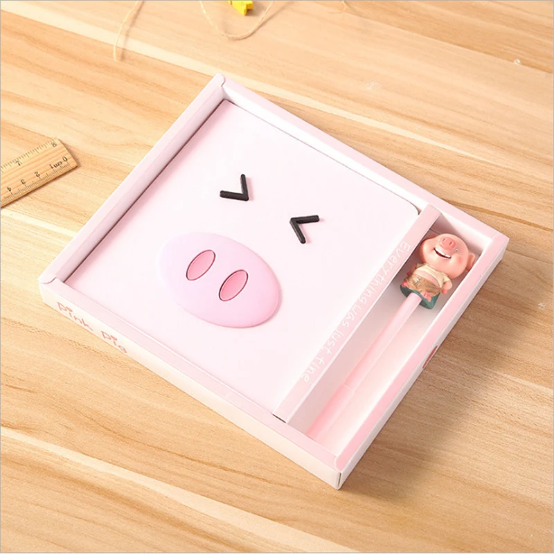 2020 милый блокнот со Свинкой из мультфильма дневник ежедневник для детей подарок