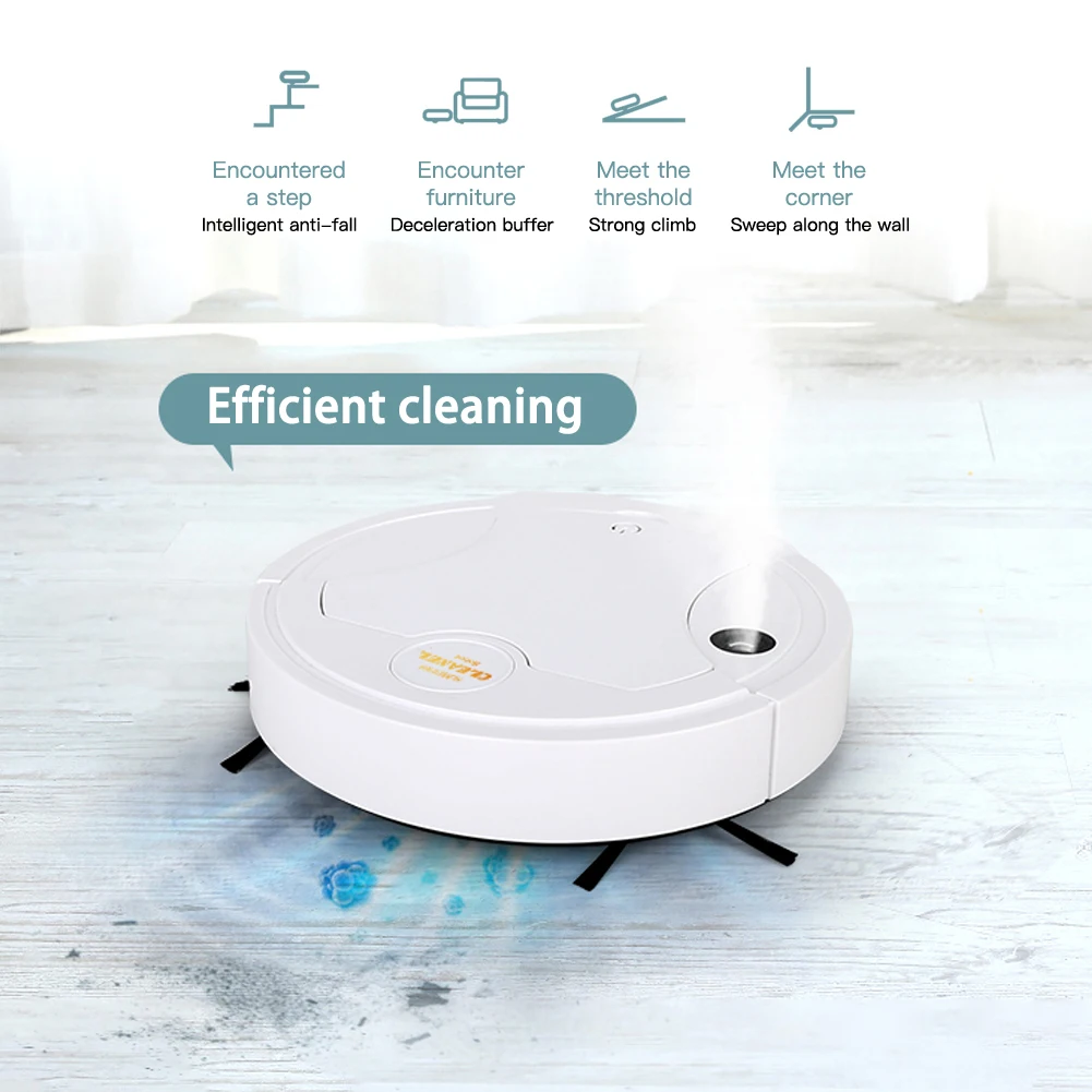 Intelligent Sweeping Robot Household Charging Vacuuming Mopping Spray Ultraviolet 5-in-1 Cleaning Machine |