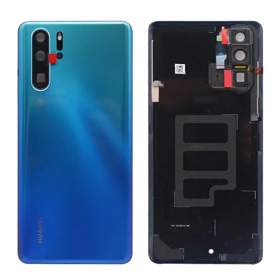 Для huawei P30 задняя крышка батарейного отсека задняя стеклянная дверь Корпус чехол ELE L09 L29 для huawei P30 Pro крышка батареи+ объектив камеры VOG L04