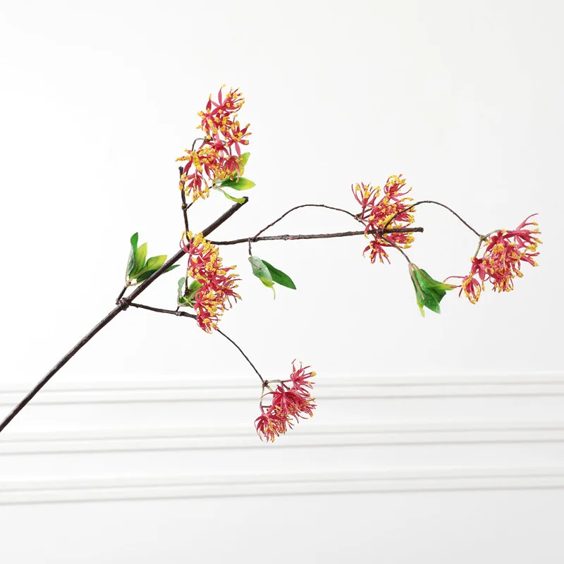 Имитация цветка снег ветка вишни украшения дома шелк + пластиковые цветочные