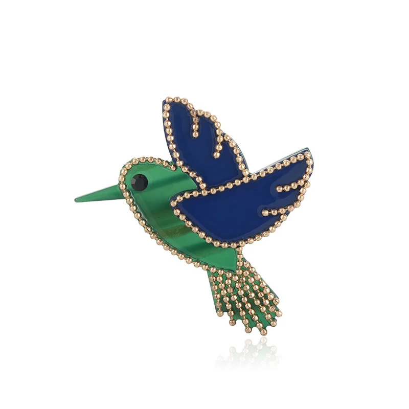 Funmor Птица Животное Броши украшение бисером булавки акриловые аксессуары для