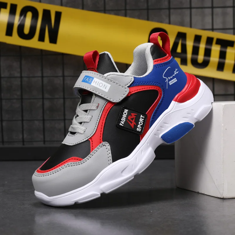 

KGFHE Summer Children's Fashion Sports Shoes Boys' Running Leisure Breathable Outdoor Kids Shoes Lightweight Sneakers Shoes