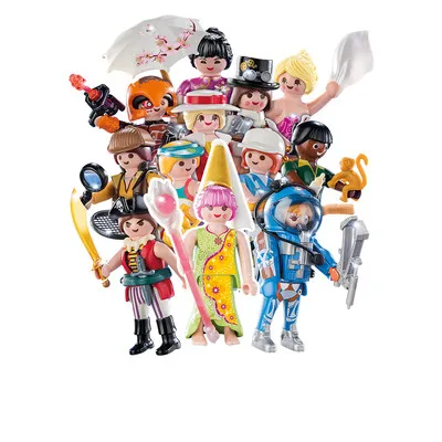 S16 7,5 см Высокое качество оригинальной Playmobil Слепой Мешок для девочек и мальчиков Полли Карманный строительный блок