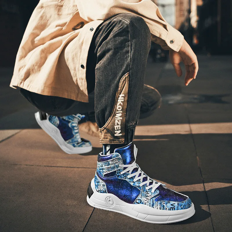 

Fashion Lightweight Comfortable Lace-Up High-quality Men Casual Shoes Non-slip Wear-Resistant Walking Sneakers