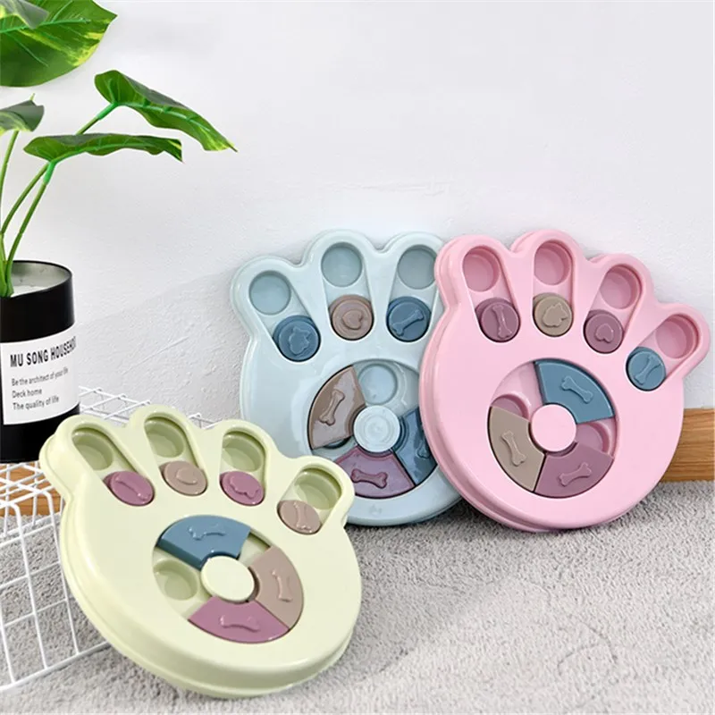 Новая семейная миска для еды поворотный стол дозатор собак и щенков игрушечная