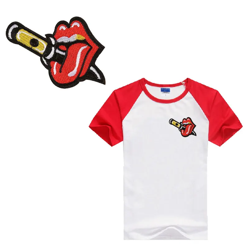 Космический человек деньги теплопередача патчи для полосой одежды патч А