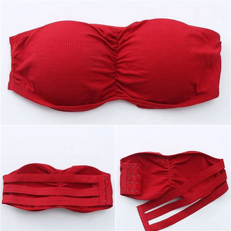 

Summer Sexy Invisible Bra Lingerie For Women Backless Seamless Underwear Strapless Push Up Bralette Mujer Brassiere Tube Top