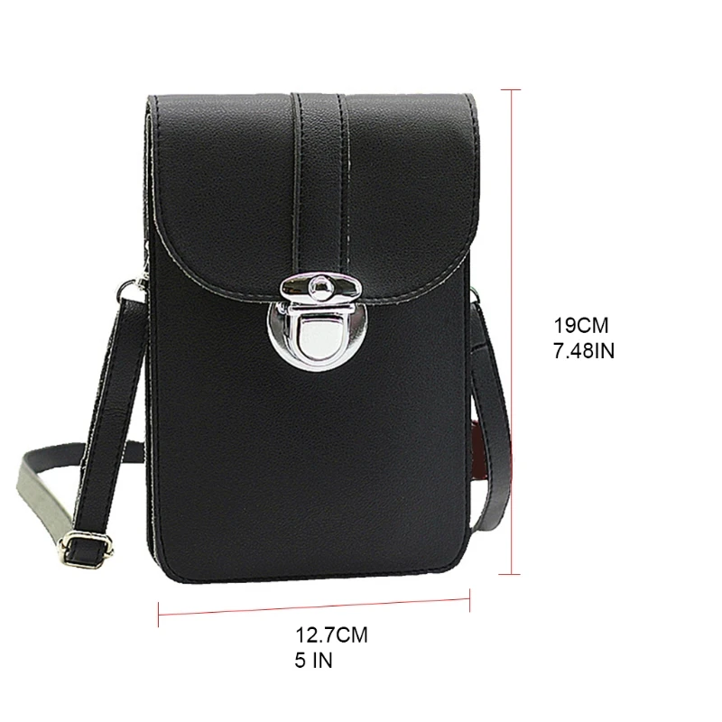 

Touch Screen Purse Crossbody with Shoulder Strap -RFID Keeps Cash, Credit Cards, Phone Screens Safe