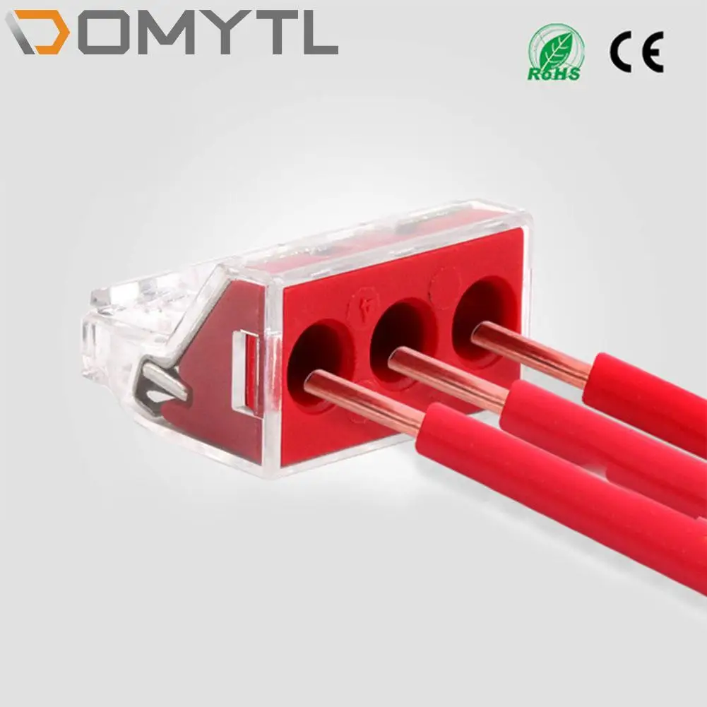 

Pack of 10 2.5-6mm² Wire Quick Connector Terminal High-Power High-Current Distributor Connector 41a-250v