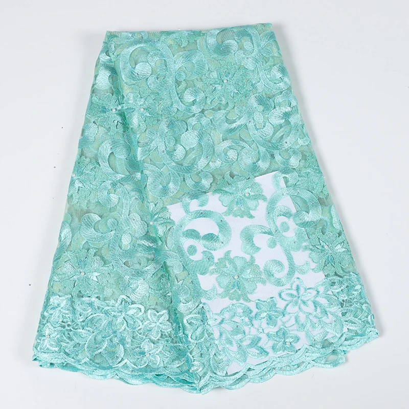 2019 хит продаж гипюровая африканская кружевная ткань бисерное свадебное платье