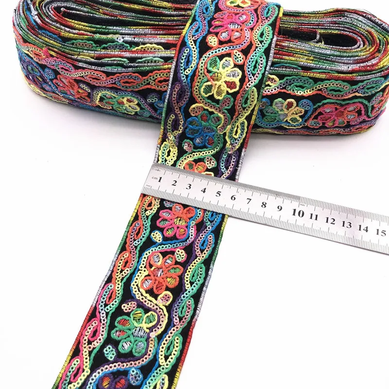 1 м блестки вышивка кружевной отделкой лентой в этническом стиле лямки ленты для