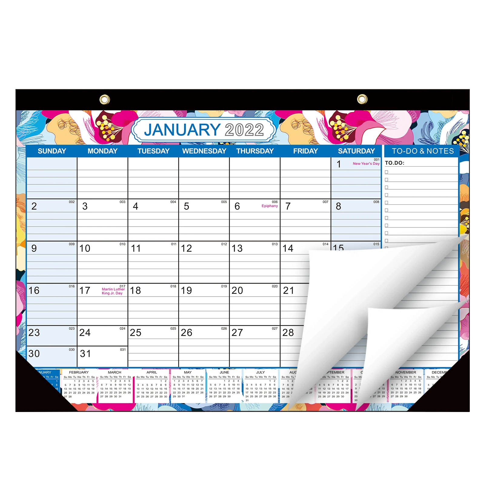 

2021-2022 Desk Calendar 18 Months Large Monthly Desk Calendar July 2021 December 2022 For Home Office
