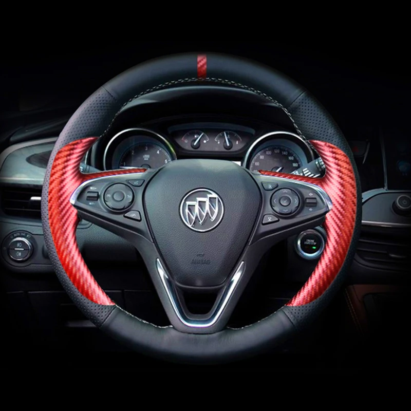 

Чехол на руль для Buick Excelle GT Verano Regal LaCrosse Blue Envision Сделай Сам под заказ кожаный замшевый Автомобильный интерьер
