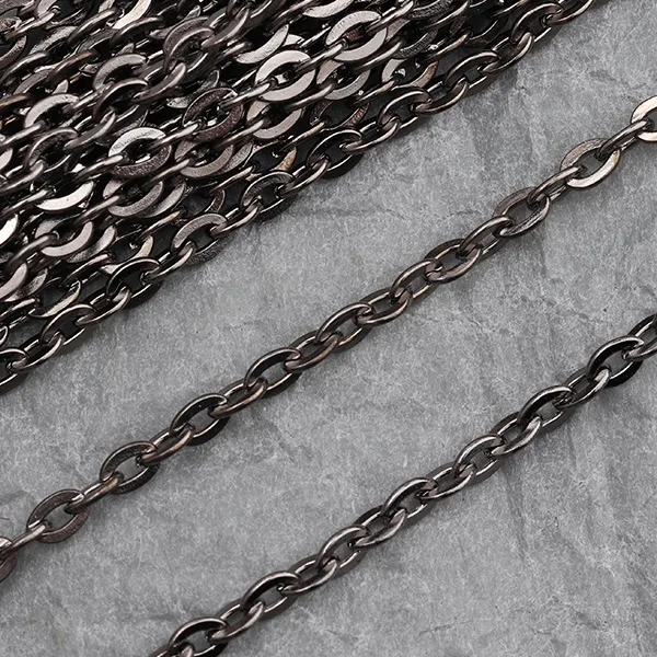 GUFEATHER C03/AliExpress Самая низкая цена бронза/аксессуары части/ювелирные аксессуары/diy цепи/античная бронза/10 м - Цвет: C0301