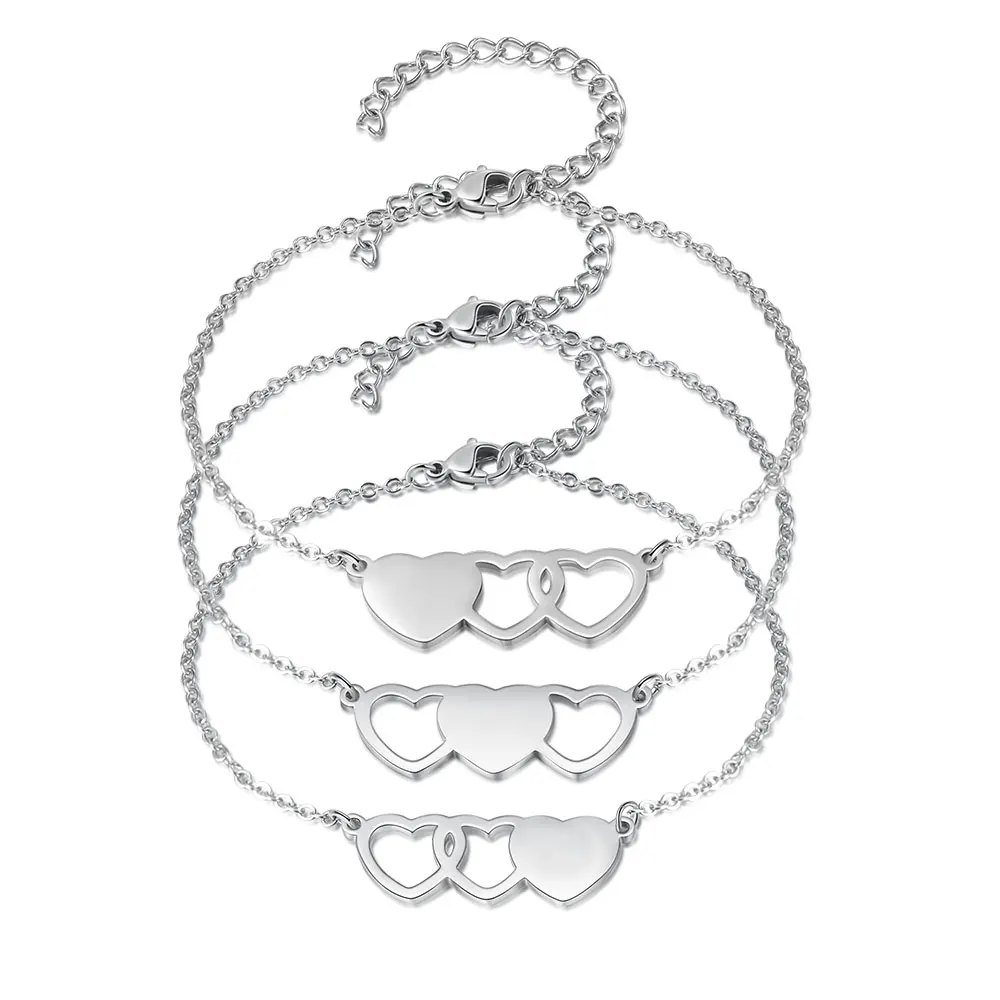 Браслеты женские с именем гравировкой сердца | Украшения и аксессуары