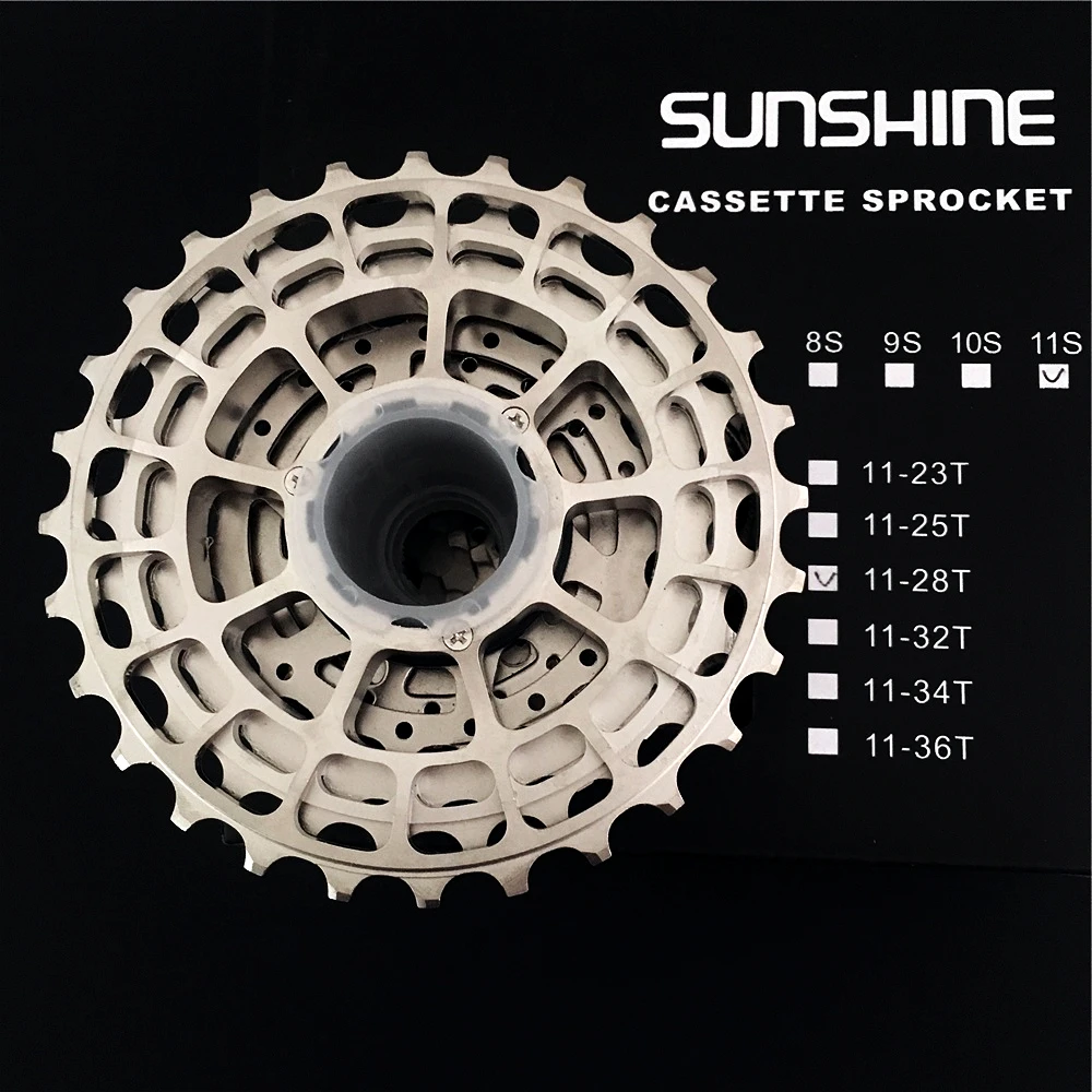 Кассета для дорожного велосипеда 11 скоростей SLR2 Ультралегкая кассета с ЧПУ s 28T