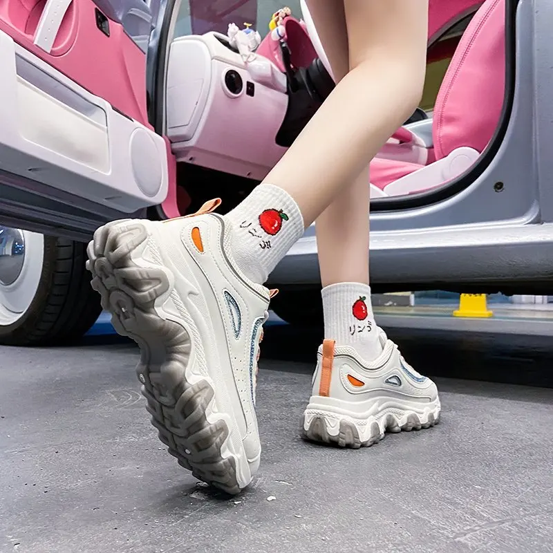 

2021 Summer Sneakers For Women Breathable Designer Shoes Womens Platform Casual Comfort Sneakers Vulcanized Shoe Female Footwear