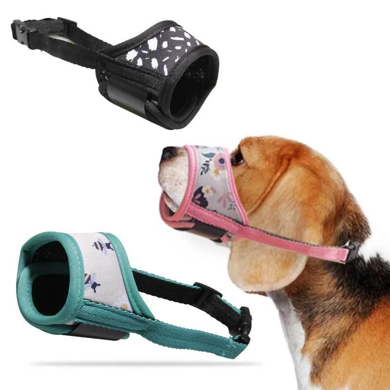 

Мягкий намордник для собаки с пряжкой дизайн дышащий чехол для рта собаки Регулируемый для собак YN17