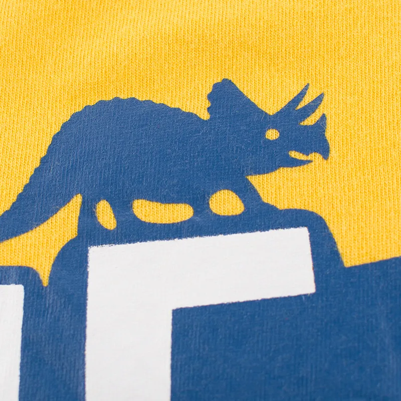 Детская одежда рубашка с динозаврами футболки для мальчиков футболка карманами