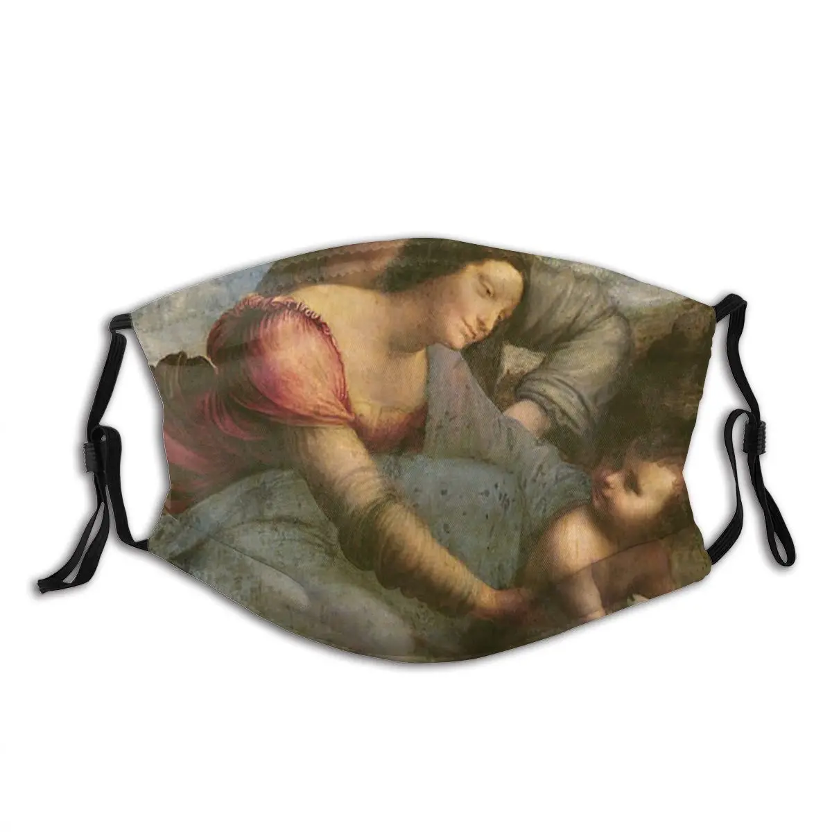 

Неодноразовая модная Ветрозащитная маска для лица с фильтрами The Virgin And Child With Saint Anne Leonardo Da Vinci