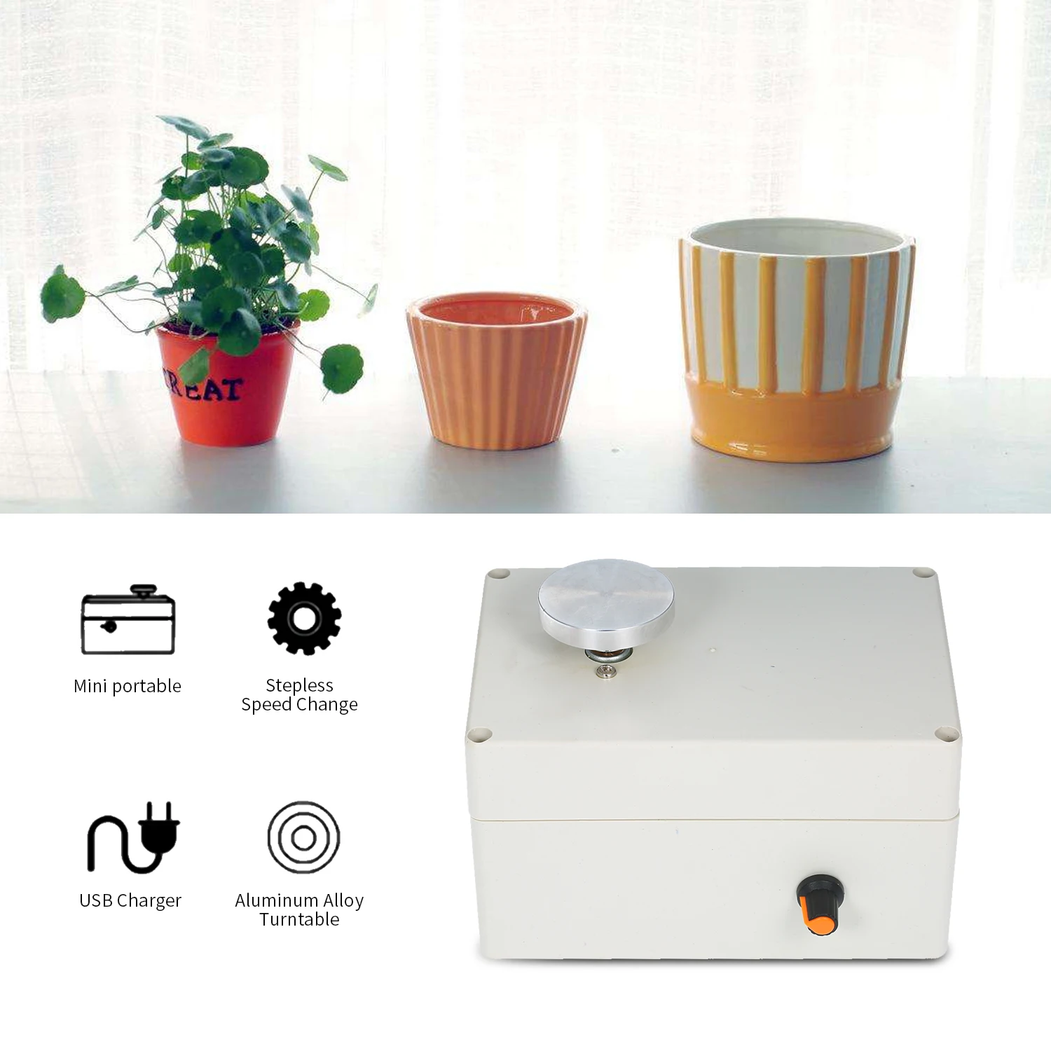 Мини USB гончарный круг машина 4 5 см проигрыватель ручной работы глины метания